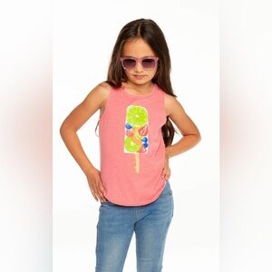 Chaser Girls Fruit Popsicle Sleeveless Shirt Size 8 NWT